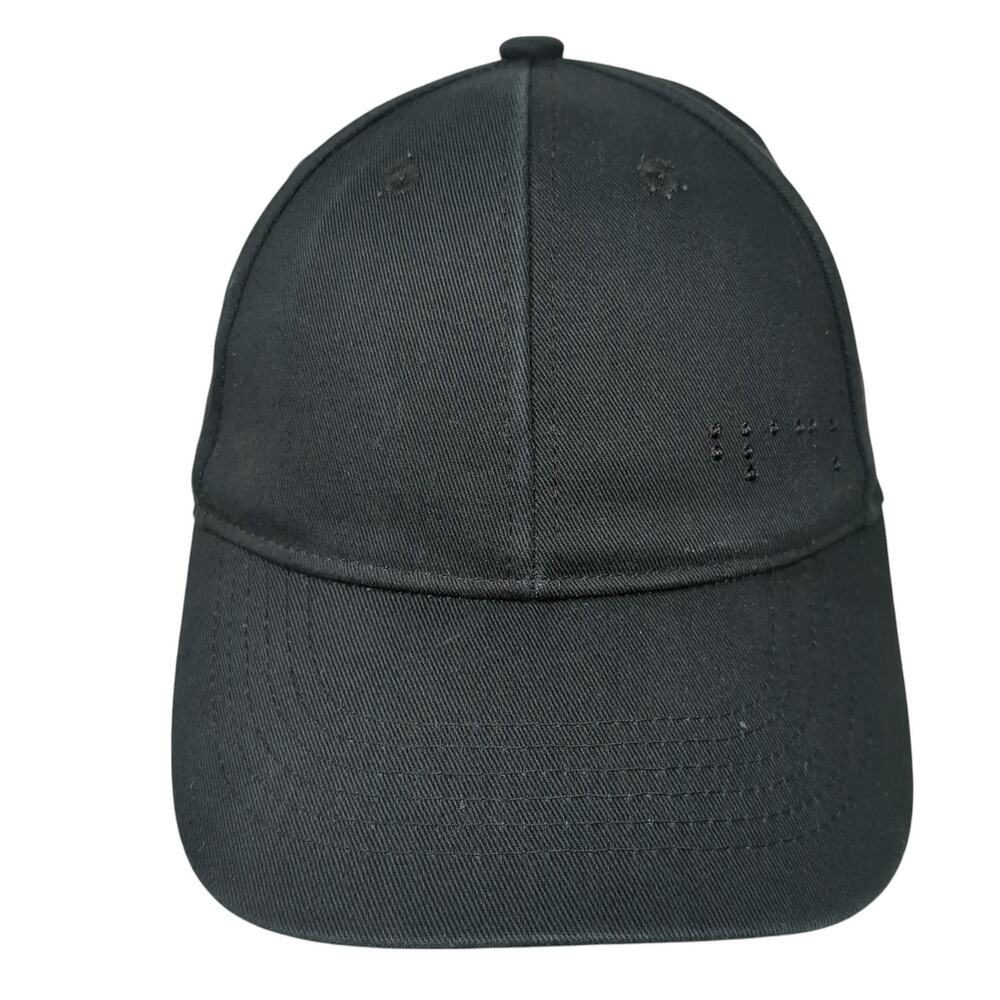 Two Blind Brothers Slideback Baseball Cap Black One Size Adjustable Blank